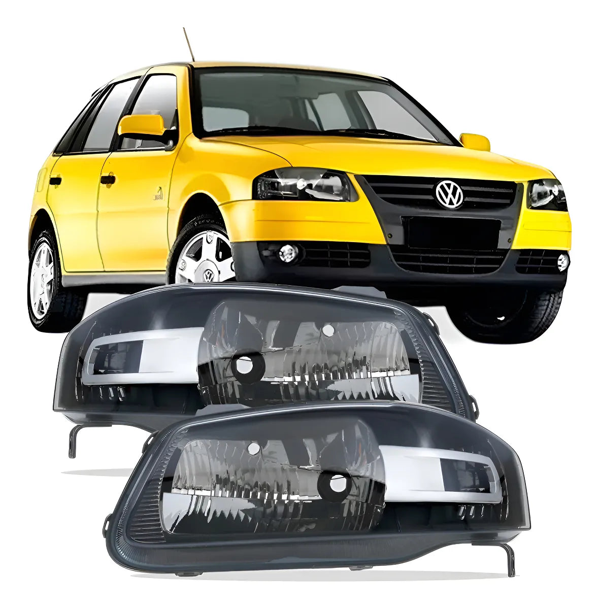 Par Farol Gol G4 2012 2011 2010 2009 08 07 06 Máscara Negra