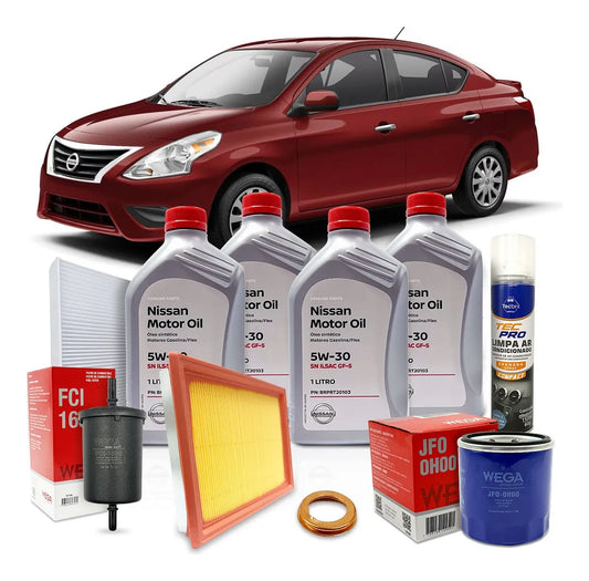 Kit Revisão Troca De Óleo Nissan Versa 1.0 3cil 2015 A 2020