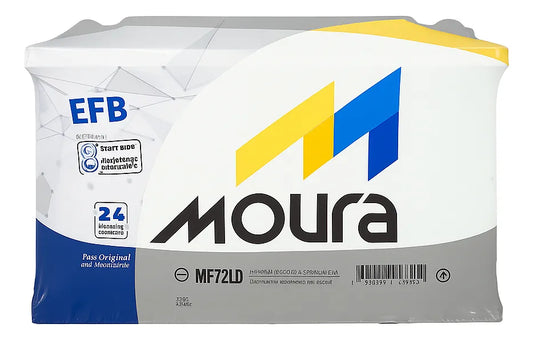 Bateria Moura Automotiva Mf72ld Efb