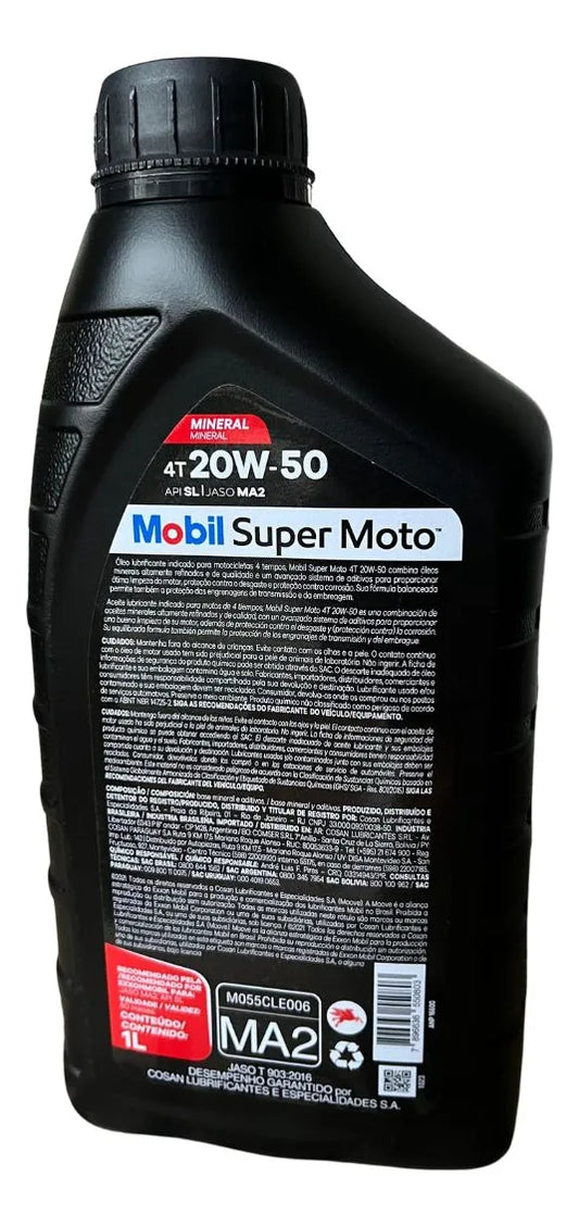 Oleo 20w50 Mobil moto 4T 1litro