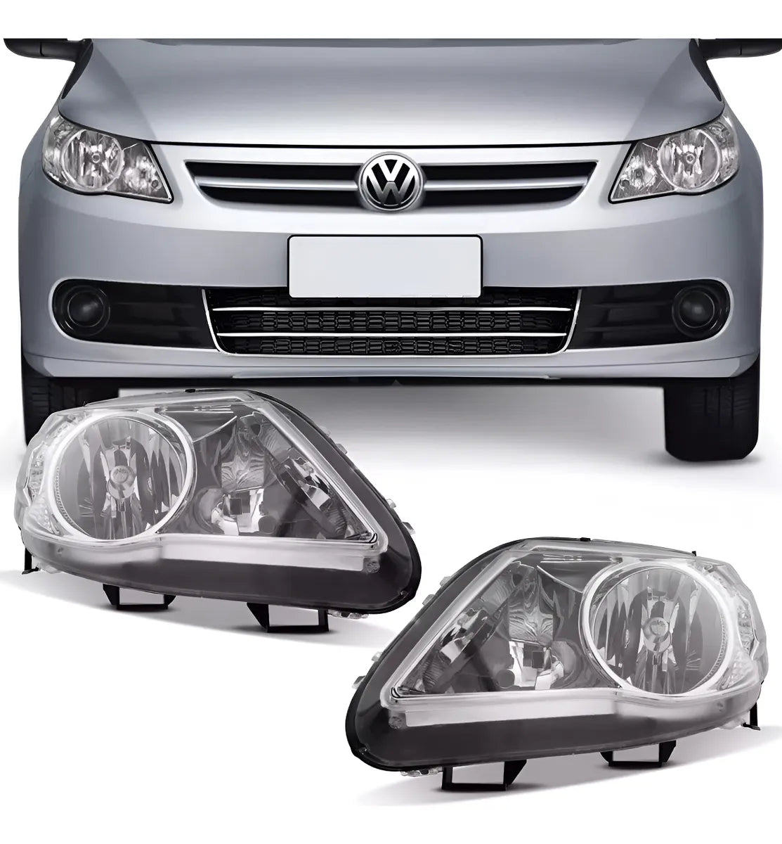 Farol Gol Voyage Saveiro G5 2009 2010 2011 2012 Foco Duplo