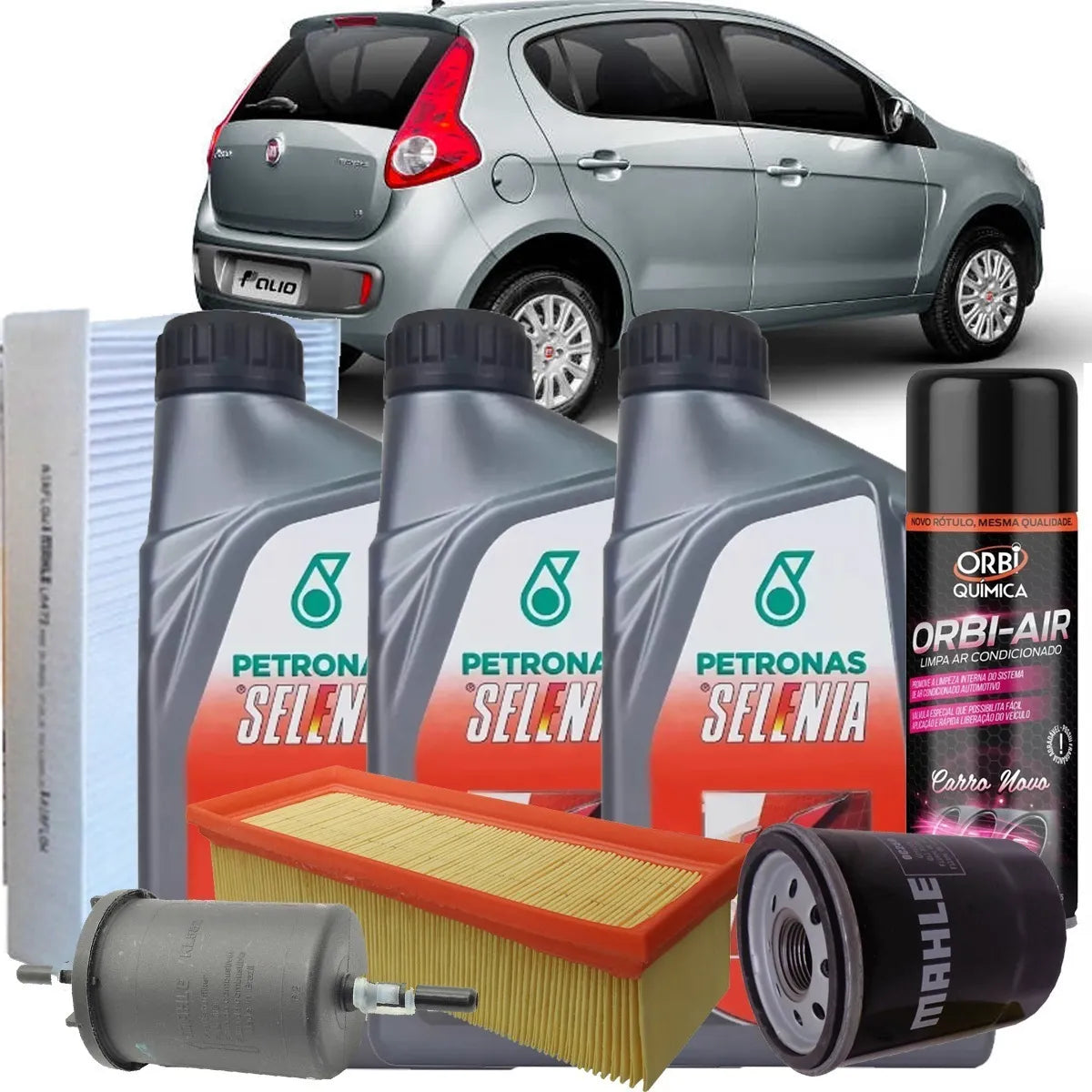 Kit Troca Oleo Completo 15w40 Fiat Palio 1.4 8v Attractive