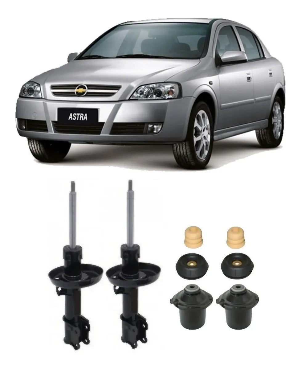 Par Amortecedor+kit Dianteiro Astra 2004 2005 2006 2007 2008