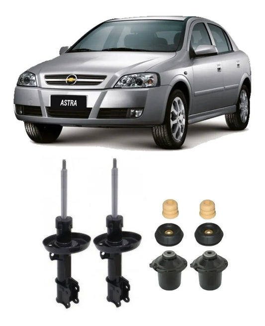 Par Amortecedor+kit Dianteiro Astra 2004 2005 2006 2007 2008