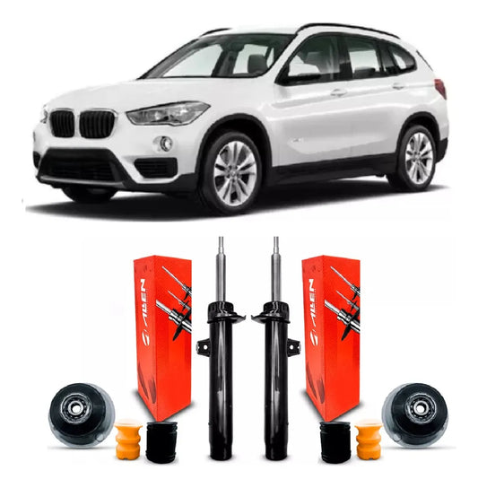 Par Amortecedor Dianteiro Bmw X1 2011 12 13 14 2015 Com Kit