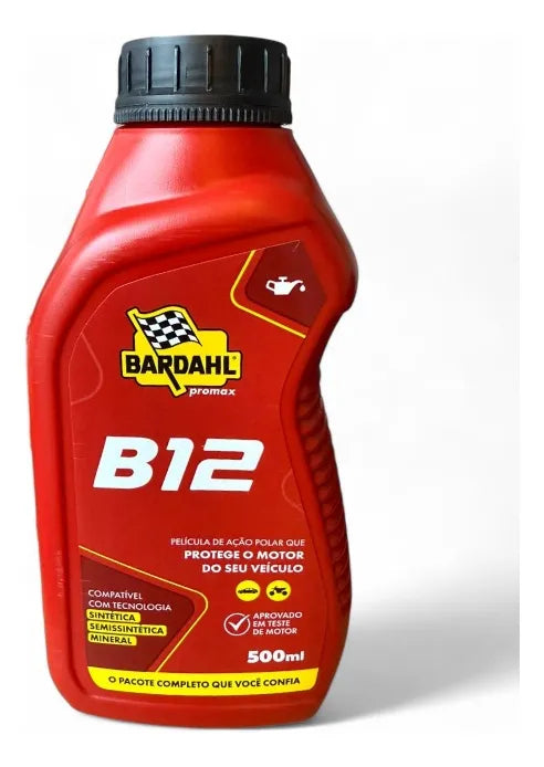 Bardahl B12 Plus 500ml Aditivo Óleo Motor Automotivo