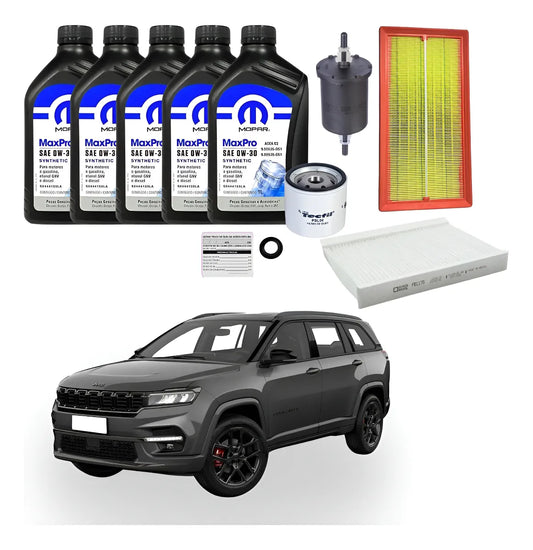 Kit Revisão Troca Filtros Commander 1.3 Turbo 2022 A 2025